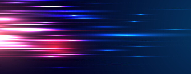 Poster - high speed line movement design. hi-tech. abstract technology background. vector illustration.