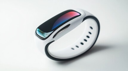Poster - White and Black Smartwatch with Colorful Display