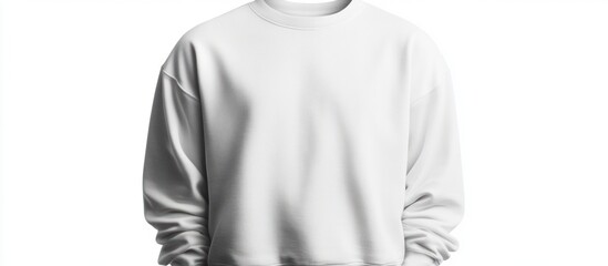 White Mockup Sweatshirt for Design Inspiration