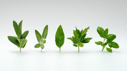 Poster - A vibrant display of fresh herbs including thyme, oregano, basil, and others, symbolizing the essence of cooking, freshness, nature, flavor, and health