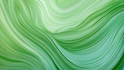 Wall Mural - Abstract organic green lines as wallpaper background