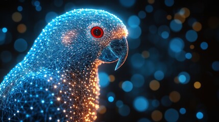 Digital Bird Illustration