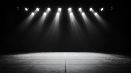 Wall Mural - Dramatic Stage Lighting: Enhance Your Product Photos with This Stunning Background