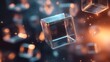 © SeiryuFujin - Abstract Glass Cubes with Glowing Particles