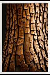 Sticker - bark texture