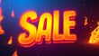 © Diego - A dynamic graphic highlighting a sale event, with bold text and vibrant colors designed to grab attention. Ideal for promoting discounts, special offers, and retail events