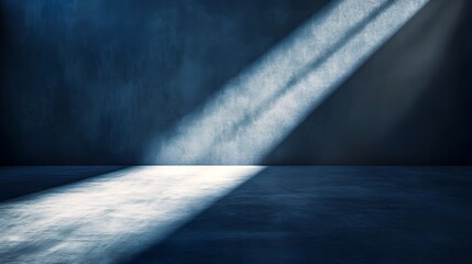 Poster - dramatic shadows and contrasting light a conceptual geometric composition highlighting the interplay