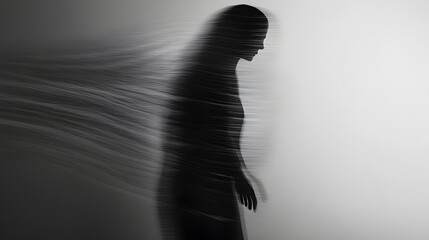Poster - Autonomous Shadow   A conceptual image exploring the independent movement of a shadow defying the physical object that casts it