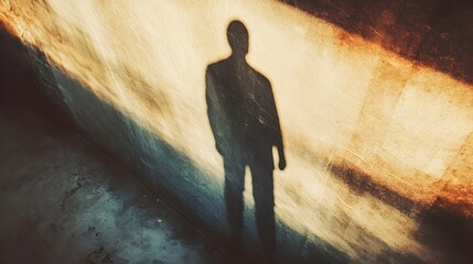 Poster - The Shadow s Metamorphosis   Ethereal Silhouette Shapes and Patterns Forming Unique and Captivating Designs