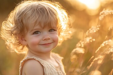 portrait of a little girl