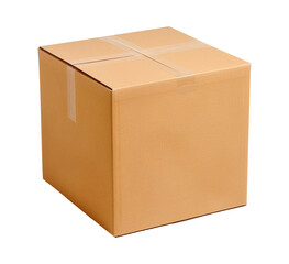 cardboard box isolated