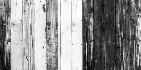 Black and White Wood Grain: A dramatic black and white photo of contrasting wood grains, creating an abstract and modern backdrop.