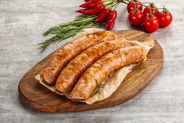 Sticker - Raw sausages with spices and herbs