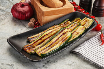 Sticker - Grilled zucchini with olive oil