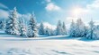 © MayIndarwati - Winter Wonderland: Snowy Forest with Sun Rays