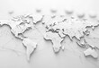 © SKIMP Art - Abstract global network concept with a world map and connection lines, a technology background in white and grey colors Generative AI