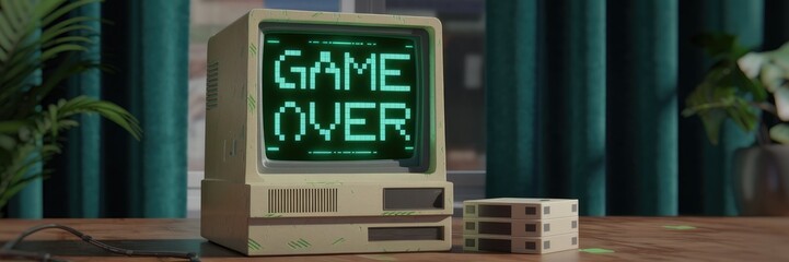 Fototapete - 3D Rendered Text Displaying 
