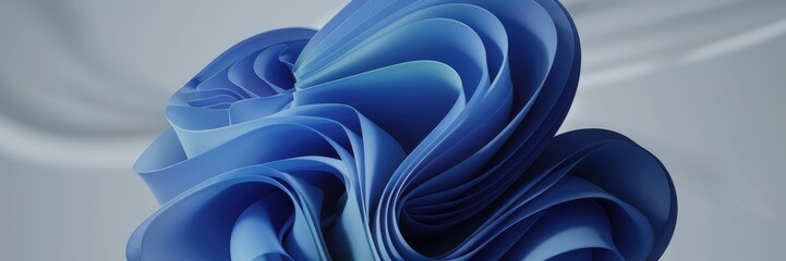 Poster - Abstract gray-black background featuring gentle, flowing shadows.