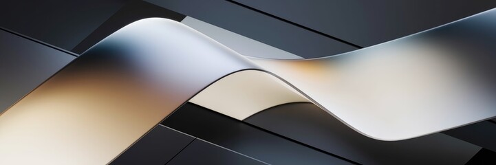  - abstract light pattern featuring a gradient of gray, white, and silver with a soft metallic texture.