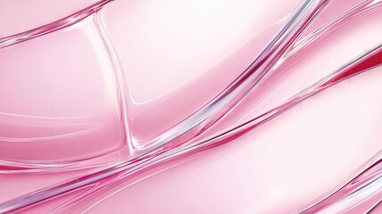 Poster -   Close-up image of a pink wallpaper featuring a red object centerpiece on either side