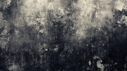 Poster - Dark grunge textured background in monochrome tones