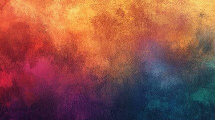 Poster - Decorative abstract design featuring vibrant colors on a textured backdrop