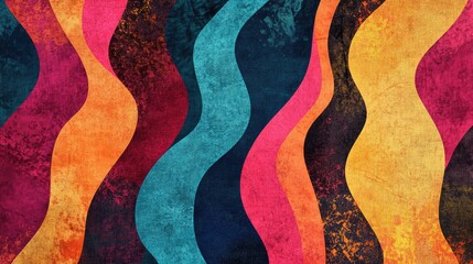 Poster - Abstract textile design artwork