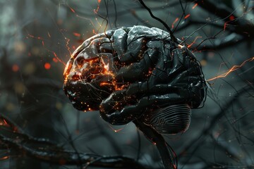 Fototapete - Brain-inspired algorithms drive innovation in artificial intelligence