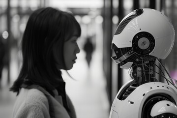 Aufkleber - Chatbots enhance virtual communication through natural language processing