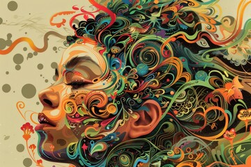 Poster - vector graphics offer versatility in digital art