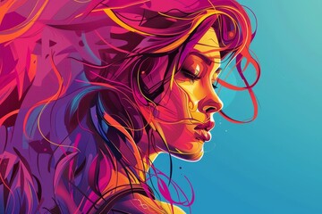 Poster - vector graphics offer versatility in digital art