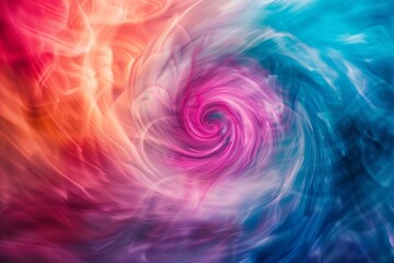 Aufkleber - A dreamy, abstract swirl of colors blending into each other