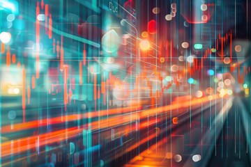 Fototapete - Algorithmic advancements drive efficiency in data analysis