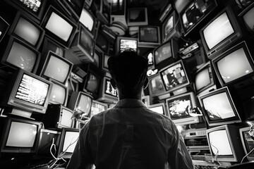 Aufkleber - An information overload leads to unexpected insights