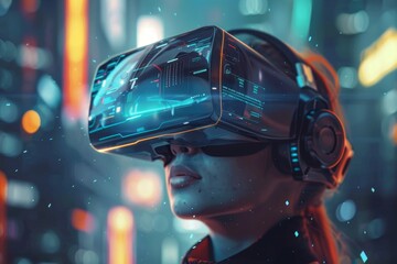 Fototapete - An innovative breakthrough reshapes the future of technology