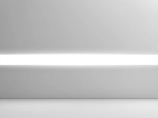 Poster - Product presentation with gray background and ray of light