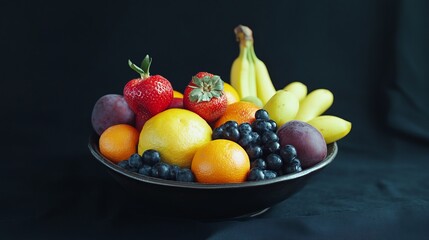 Wall Mural - assorted fruits in bowl