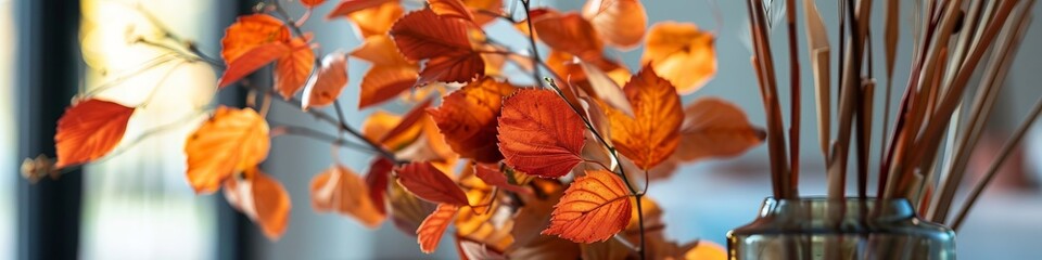 autumn bouquet in the interior.