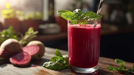 Canvas Print - Healthy Beet Juice