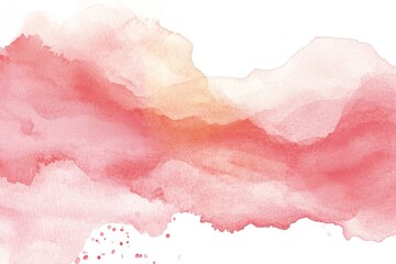 Poster - Pink watercolor background abstract texture with splashes of color