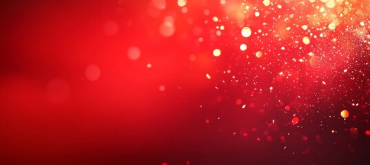 Wall Mural - an elegant and festive background with sparkling lights, perfect for holidays and christmas parties.