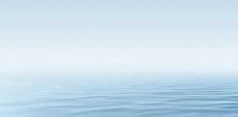 Poster - A perspective floor backdrop blue room studio with light blue gradient spotlight backdrop for displaying your product or artwork