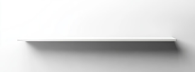 Poster - An abstract architecture design against a minimal modern background. A white interior design concept.