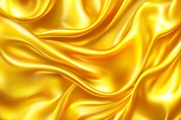 Poster - A yellow color gradient studio background for a product presentation. A shadowed room with flowers, palm leaves, and a 3D copy space for a Summer concert.