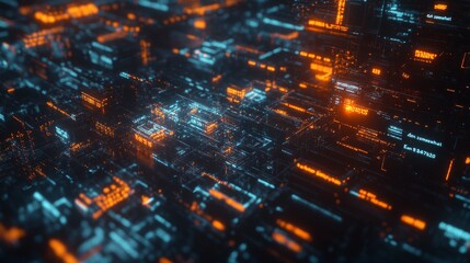Poster - Symbolizing the future possibilities and horizons of IT technology, pushing the boundaries of innovation in the future