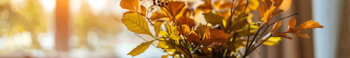 autumn bouquet in the interior.
