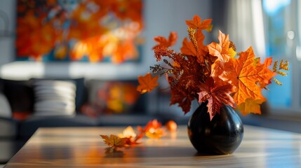 autumn bouquet in the interior.