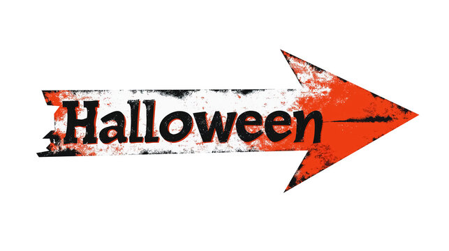 An arrow pointing to the right with the word 