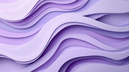 Leinwandbilder - A detailed papercut-style background featuring multiple layers with smooth, flowing edges to create a depth effect