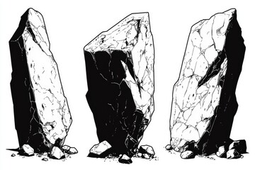 Three Standing Rocks